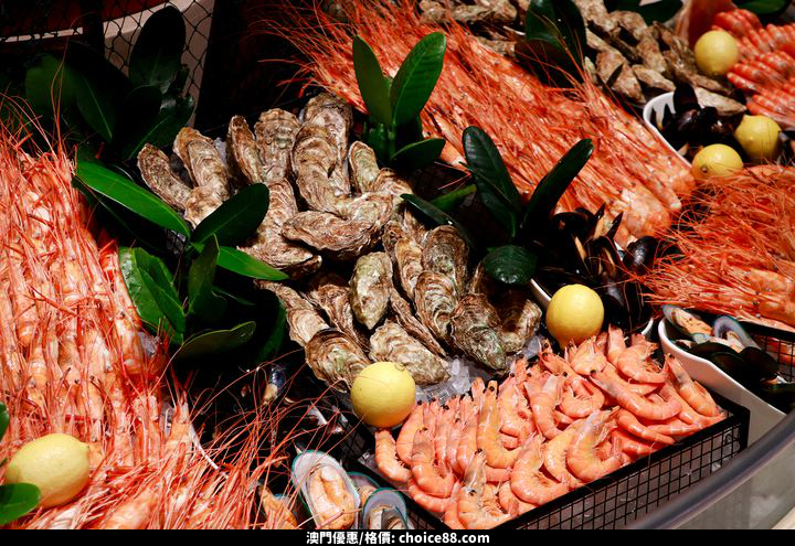 澳門優惠 海風餐廳鮮蝦生蠔主題自助晚餐推廣 1