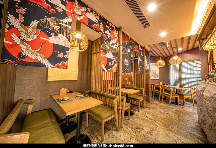 澳門優惠 佑德燒匠 日本餐廳 它充滿日本地道和風氣息9折優惠 2
