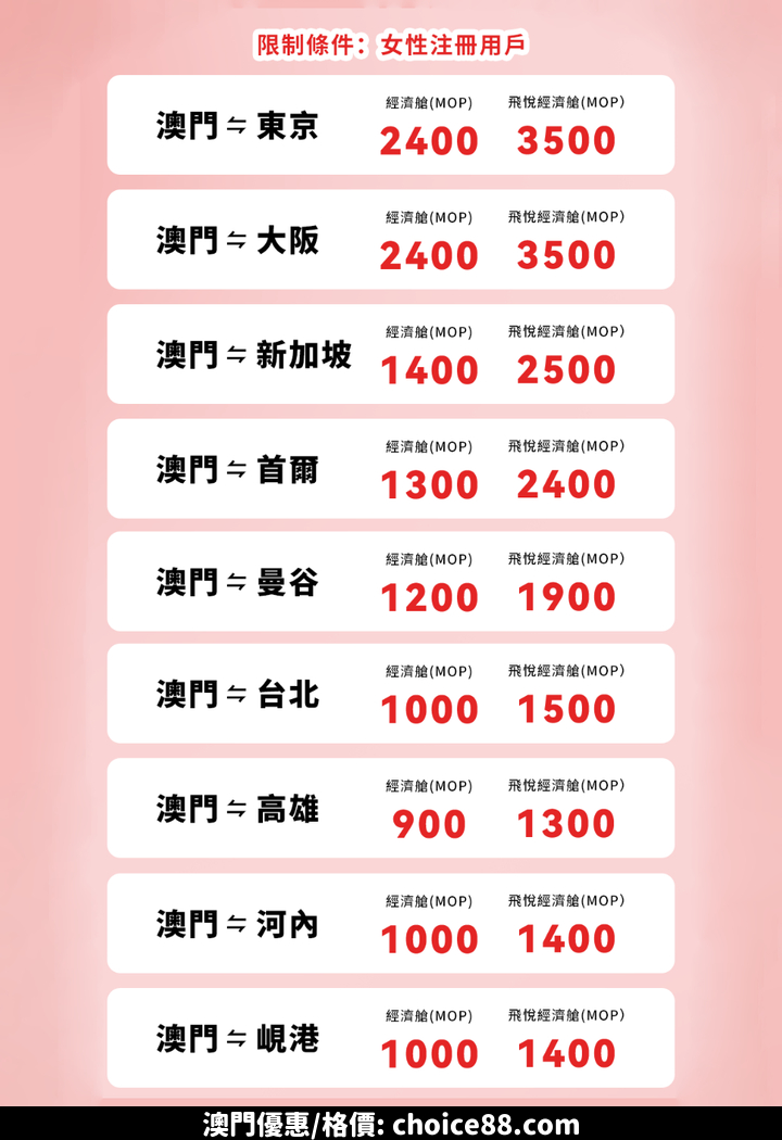 澳門優惠 3 8女神節 致敬閃閃發光嘅妳優惠 2