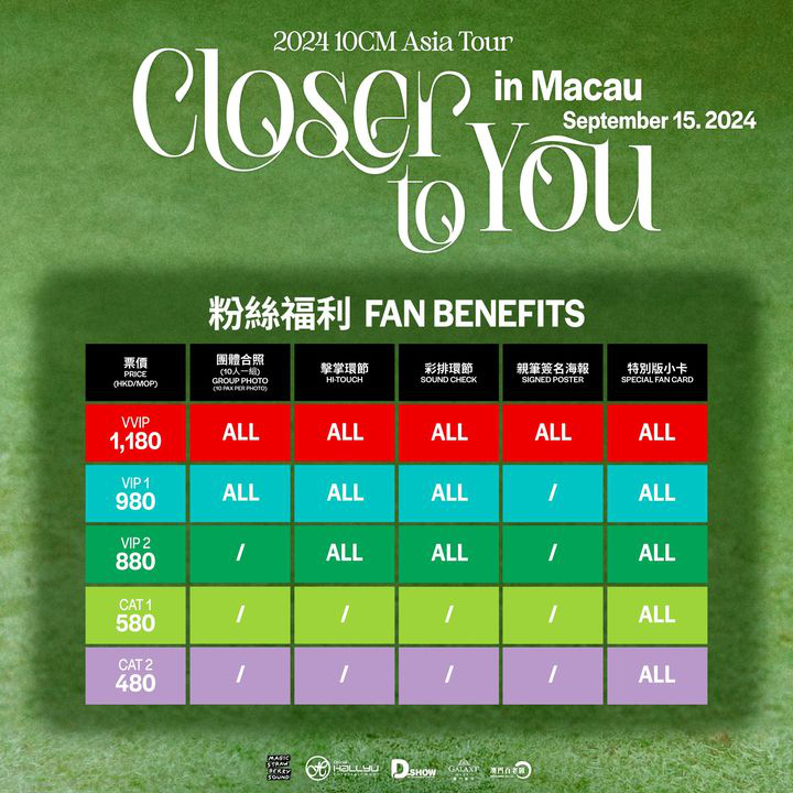 澳門優惠 K indie音樂代表人物10CM即將登陸澳門優惠 2