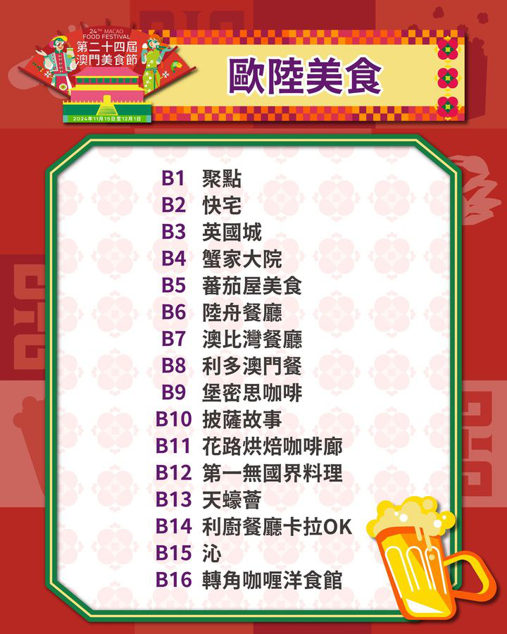 澳門優惠 澳門美食節多重優惠等你來享利是 3