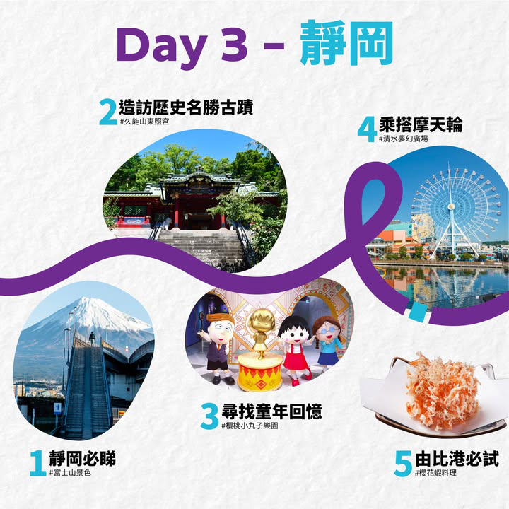 澳門優惠 [機票優惠] 東京＋靜岡7日行程 4