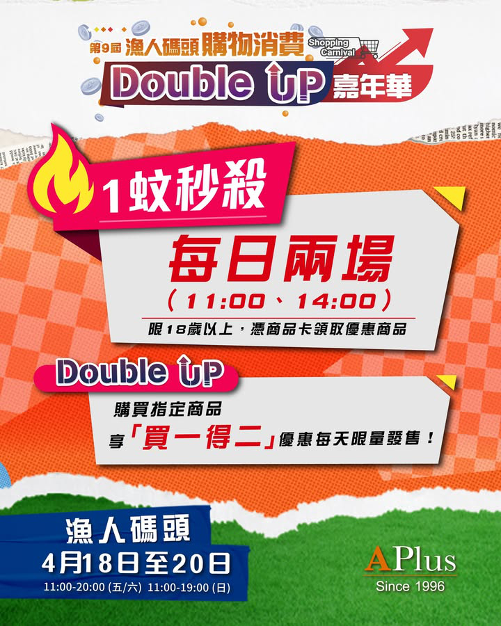 澳門優惠 復活節雙展攻略 限定優惠疊加Double Up 2