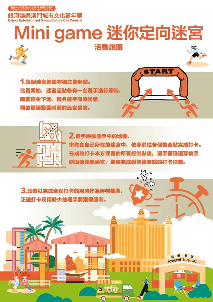 澳門優惠 銀娛邀您體驗定向運動樂趣 贏取豐富獎品免費 0